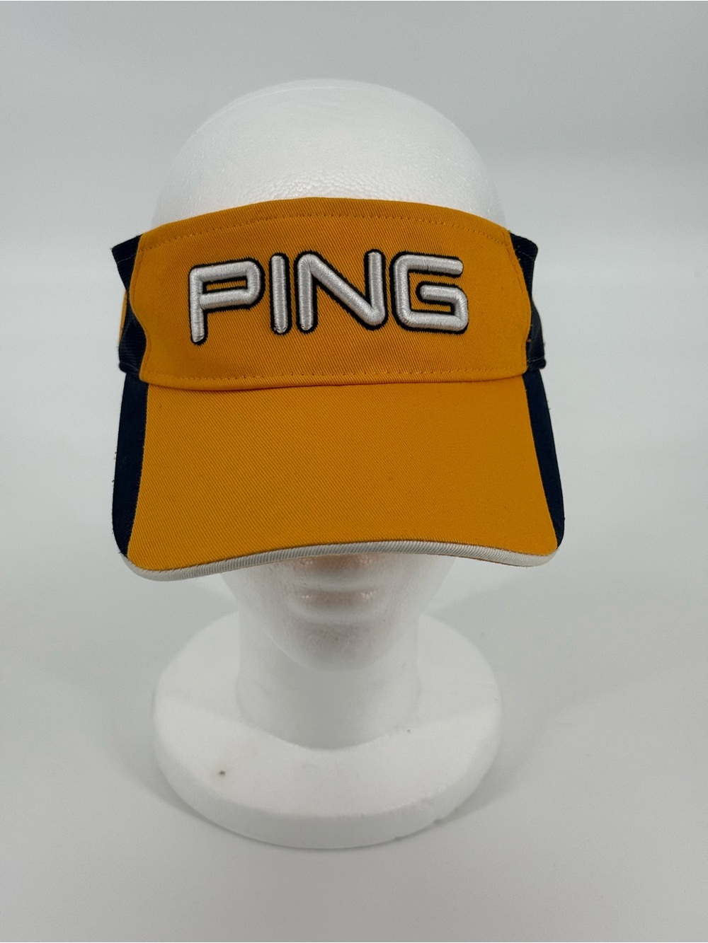 Ping Golf Embroidered Visor Adjustable Athletic Tennis Golf Dad Hat Retro Sport